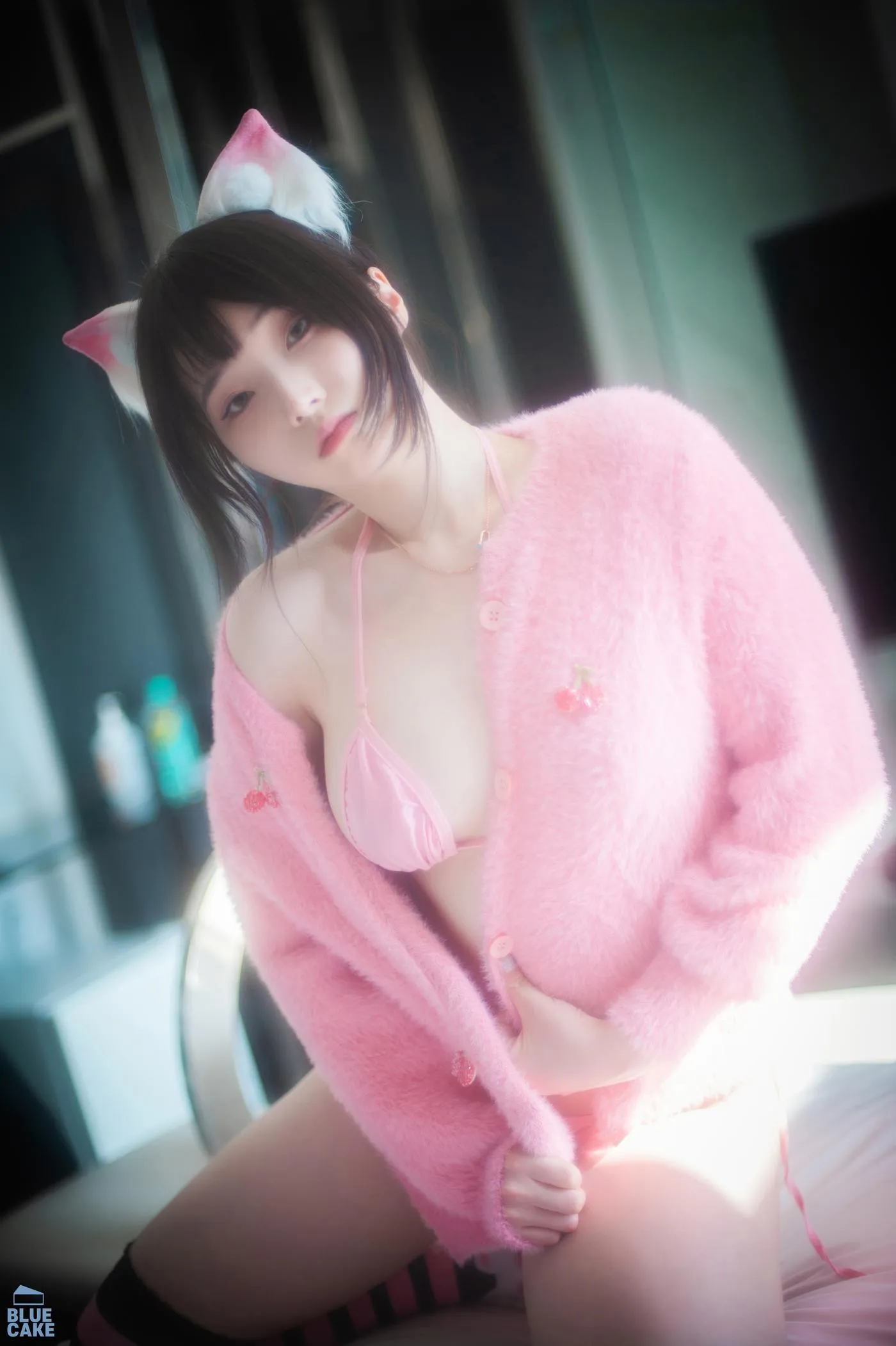 Bambi밤비 – NO.91 [BLUECAKE] Naughty Cats Pink  Mint RED[23] [55P]插图6